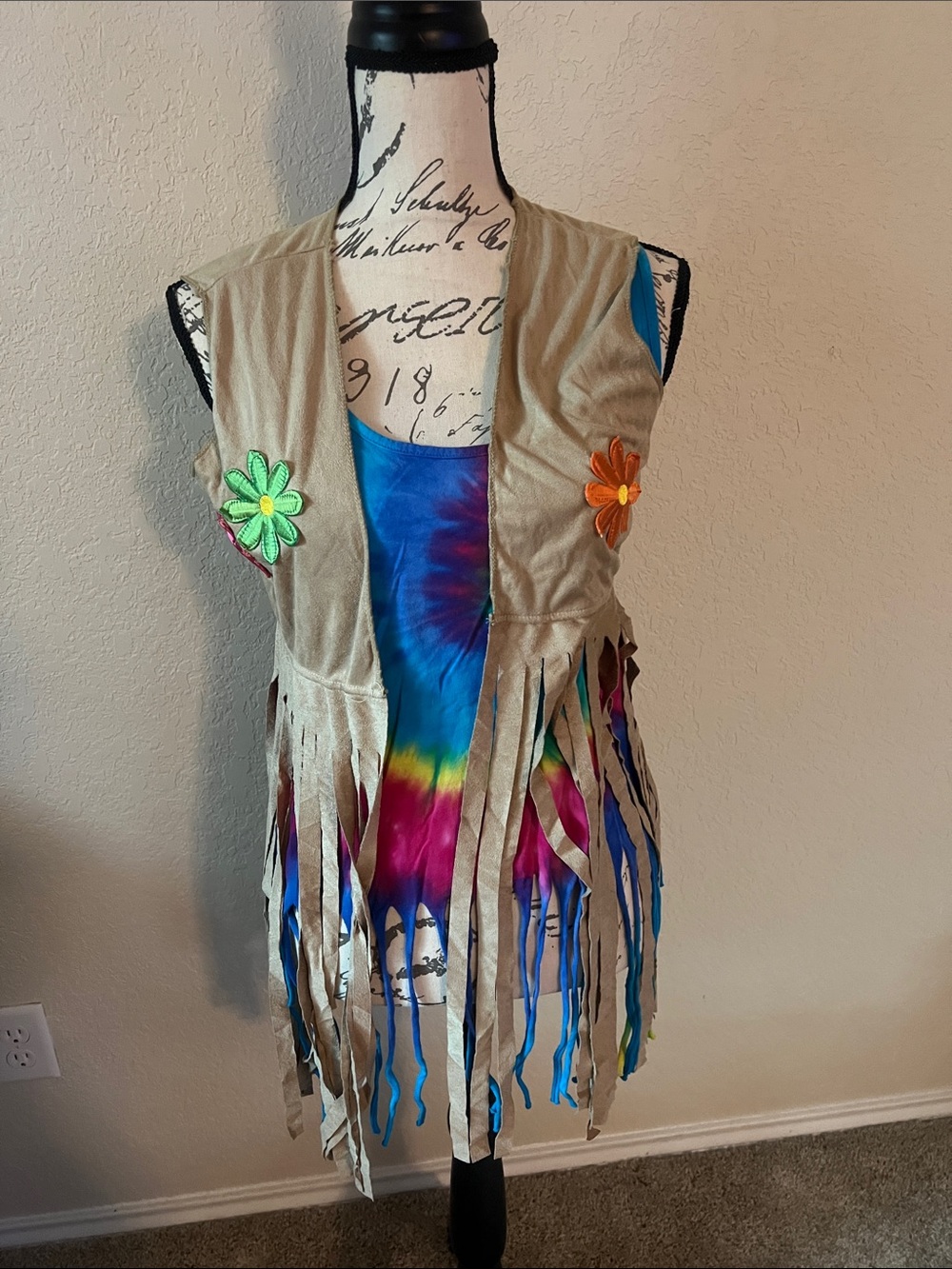 HIPPIE FLOWER CHILD COSTUME